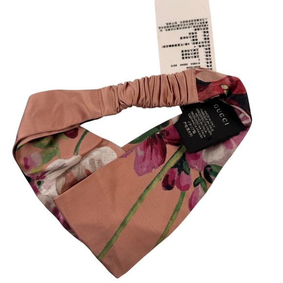 Gucci Silk Flora/Blooms Headband NWT Pink main image 5
